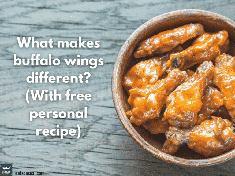 What makes buffalo wings different? (With free personal recipe)